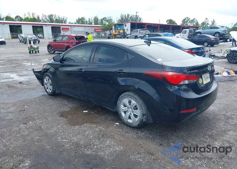 2016 Hyundai Elantra Se z USA, uszkodzony, nr VIN 5NPDH4AEXGH794563